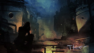 Thief digital wallpaper, artwork, Thief