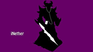 silhouette monster illustration with text overlay, League of Legends, Kassadin, video games