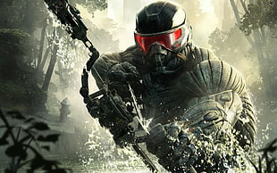 HALO game wallpaper, Crysis 3, Crysis, video games, first-person shooter HD wallpaper