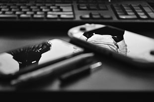 black and white electronic device, Kendrick Lamar, Chuunibyou, PS Vita, iPhone 6
