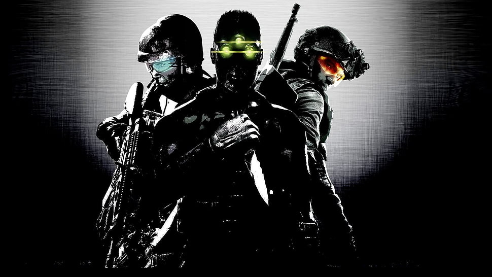 Splinter Cell game illustration, Splinter Cell, video games HD wallpaper