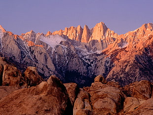 brown mountains, mountains HD wallpaper