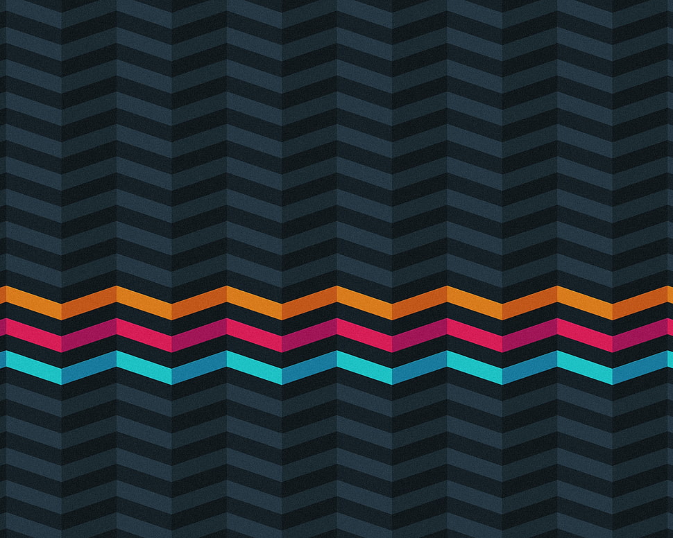 white, black, and blue chevron textile, abstract, graphic design, vector HD wallpaper