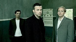 3 men wearing suit jackets HD wallpaper