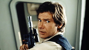 Han Solo, Star Wars, science fiction, gun, Han Solo HD wallpaper