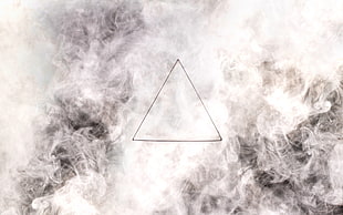triangle sign on smoke