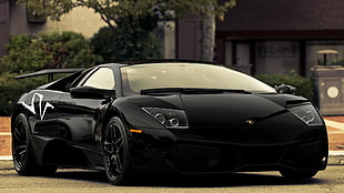 black Lamborghini Murcielago coupe, Lamborghini Murcielago
