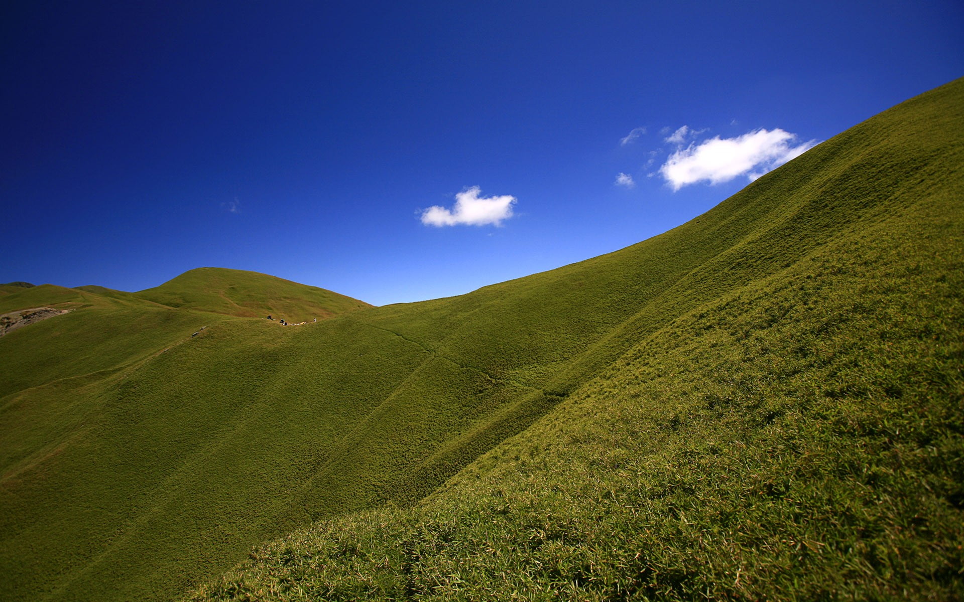 green mountain, landscape