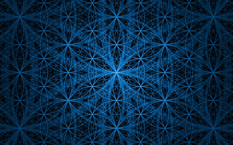 blue and black digital wallpaper HD wallpaper