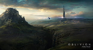 Oblivion game poster, Oblivion (movie), futuristic, Andree Wallin, artwork HD wallpaper