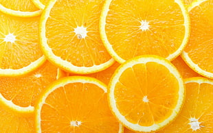 sliced oranges HD wallpaper