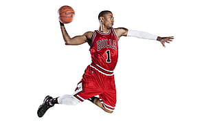 Derrick Rose pose for dunk