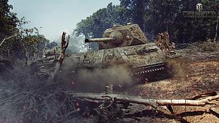 World of Tanks wallpaper, World of Tanks, tank, wargaming, video games HD wallpaper