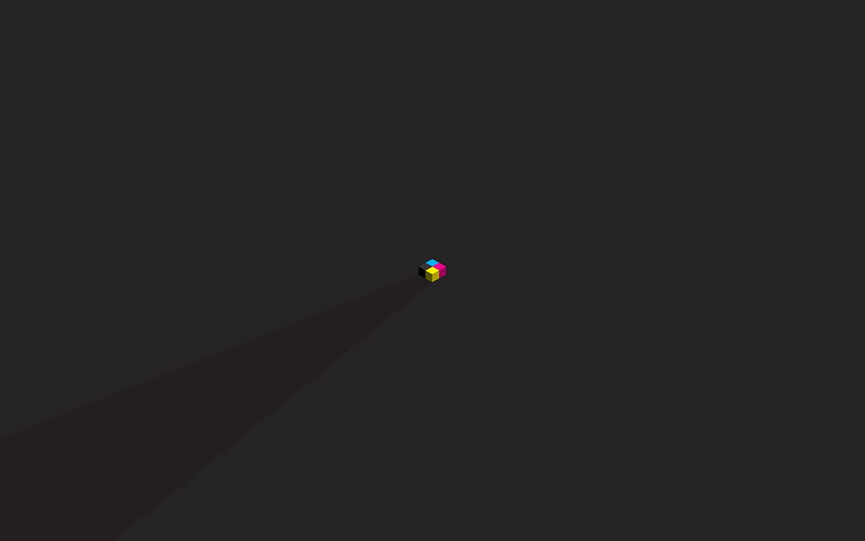 Cube,  Colorful,  Shadow,  Background HD wallpaper