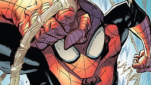 Spider-Man illustration, Marvel Comics, Spider-Man HD wallpaper