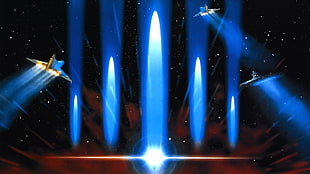 blue jet plane, The Fifth Element, movies, movie poster, 90s