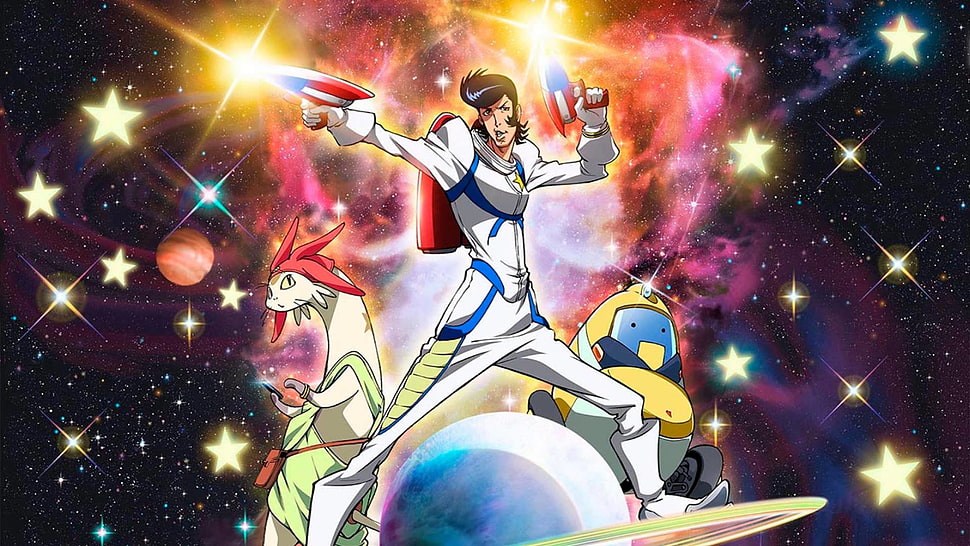 space dandy poster HD wallpaper