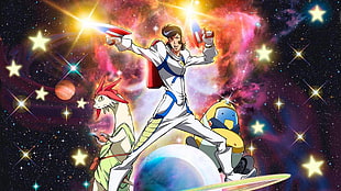 space dandy poster HD wallpaper
