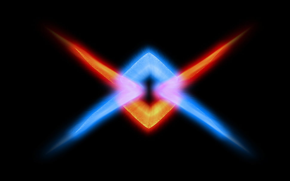 orange and blue digital wallpaper, Code Geass, colorful, abstract HD wallpaper