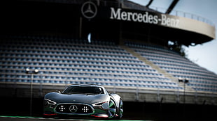 black, green, and red Mercedes-Benz coupe, Gran Turismo, Gran Turismo 6, video games, car