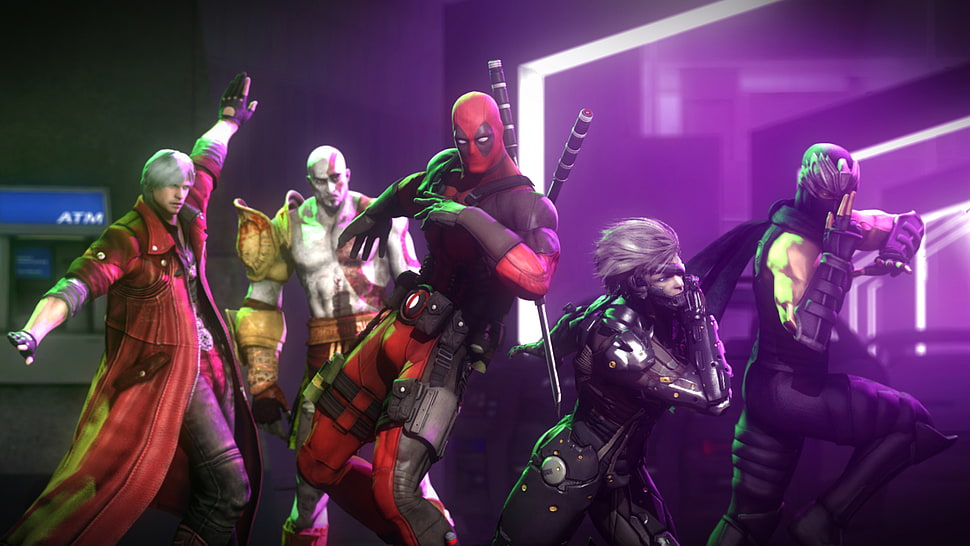 PC game characters digital wallpaper HD wallpaper