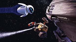 Wall-e wallpaper, WALL·E, Pixar Animation Studios, movies, science fiction HD wallpaper