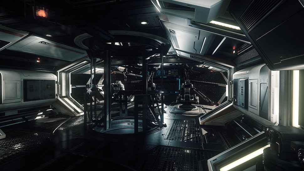 ship interior, Star Citizen, Constellation Andromeda HD wallpaper