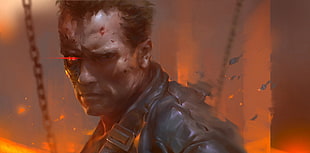 Arnold Schwarzenegger, Terminator 2, T-800, cyborg, Arnold Schwarzenegger