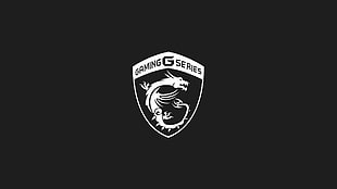 Gaming G Series logo, MSI, simple, minimalism