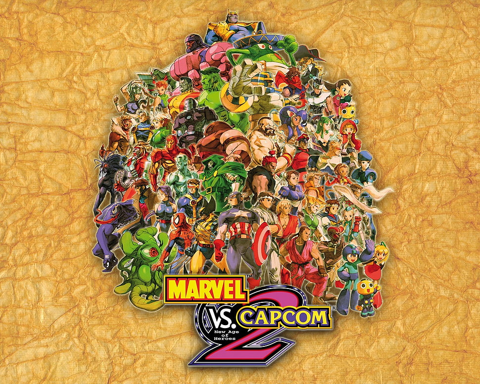 Marvel VS Capcom 2, Marvel Comics, Capcom, video games HD wallpaper