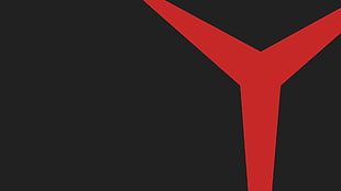 Lenovo, Legion, minimalism, red HD wallpaper