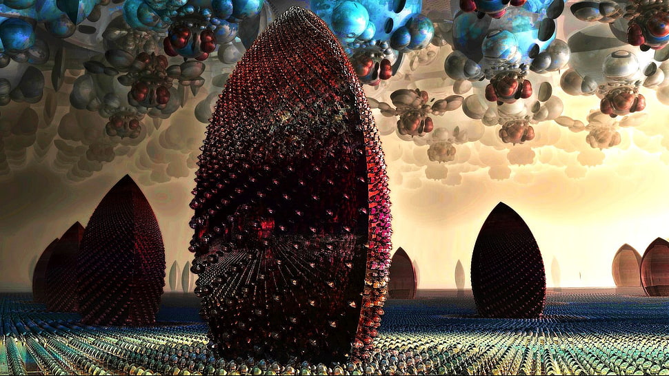 digital art, 3D, 3d object , abstract HD wallpaper