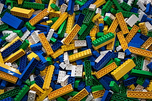 building blocks lot, LEGO, toys, bricks