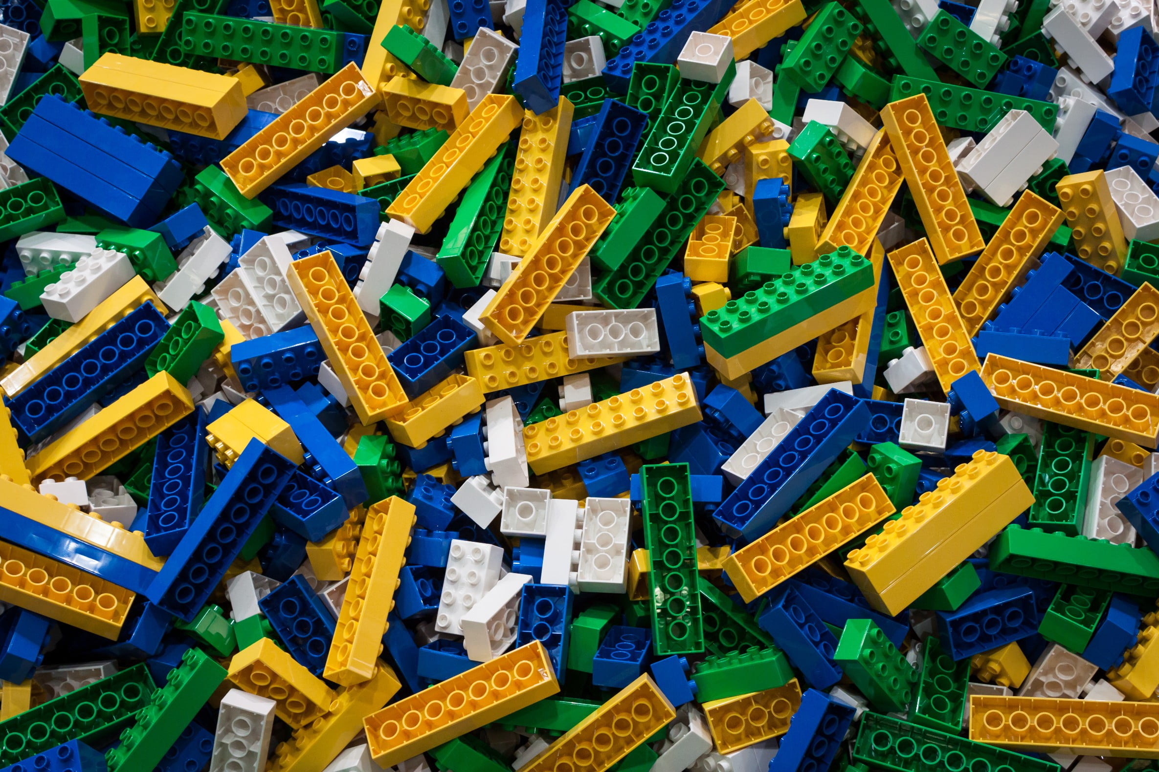 building blocks lot, LEGO, toys, bricks
