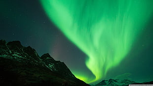northern lights, nature, aurorae, Norway