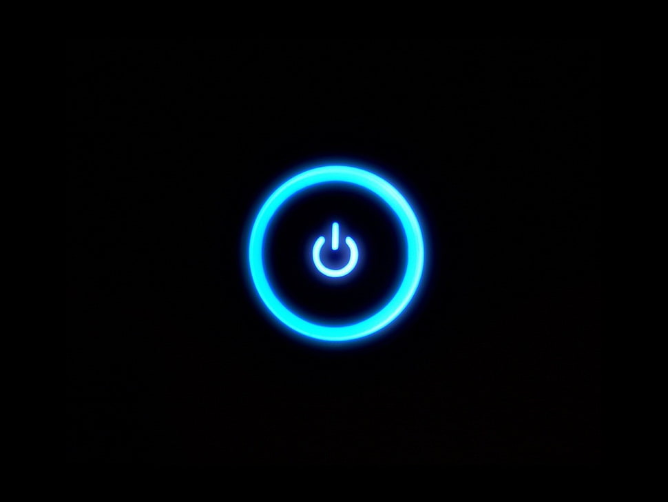 blue turn on switch HD wallpaper