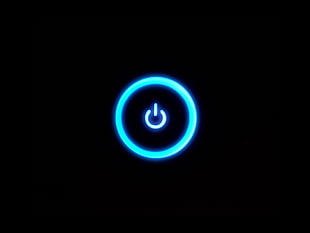 blue turn on switch
