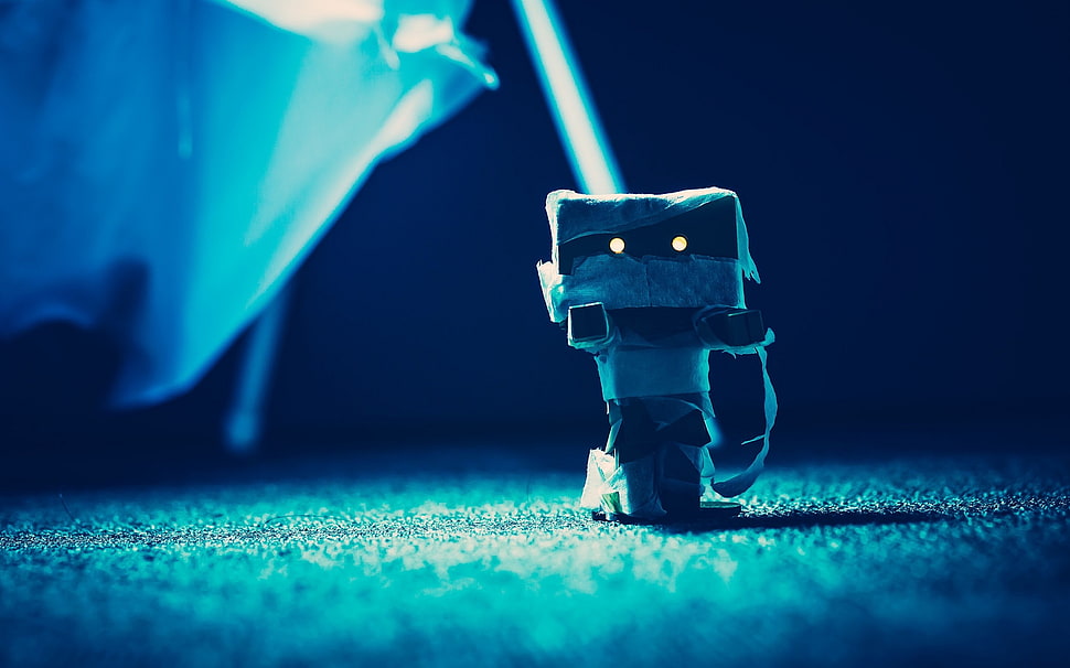 tissue box monster toy, Danbo HD wallpaper