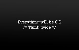 everything will be ok text post HD wallpaper