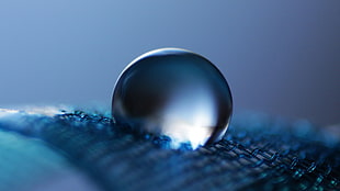 clear glass ball, nature HD wallpaper