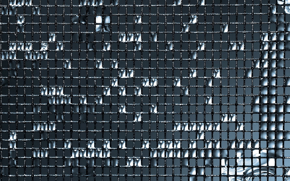 wireframe, square, digital art HD wallpaper