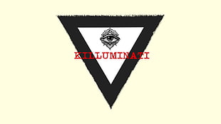 Killuminati logo, pyramid, closed eyes, fantasy art HD wallpaper