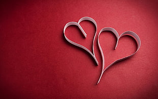 two heart accessories photography HD wallpaper