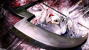 grey fantasy sword, Suzuya Juuzou, Tokyo Ghoul, anime HD wallpaper