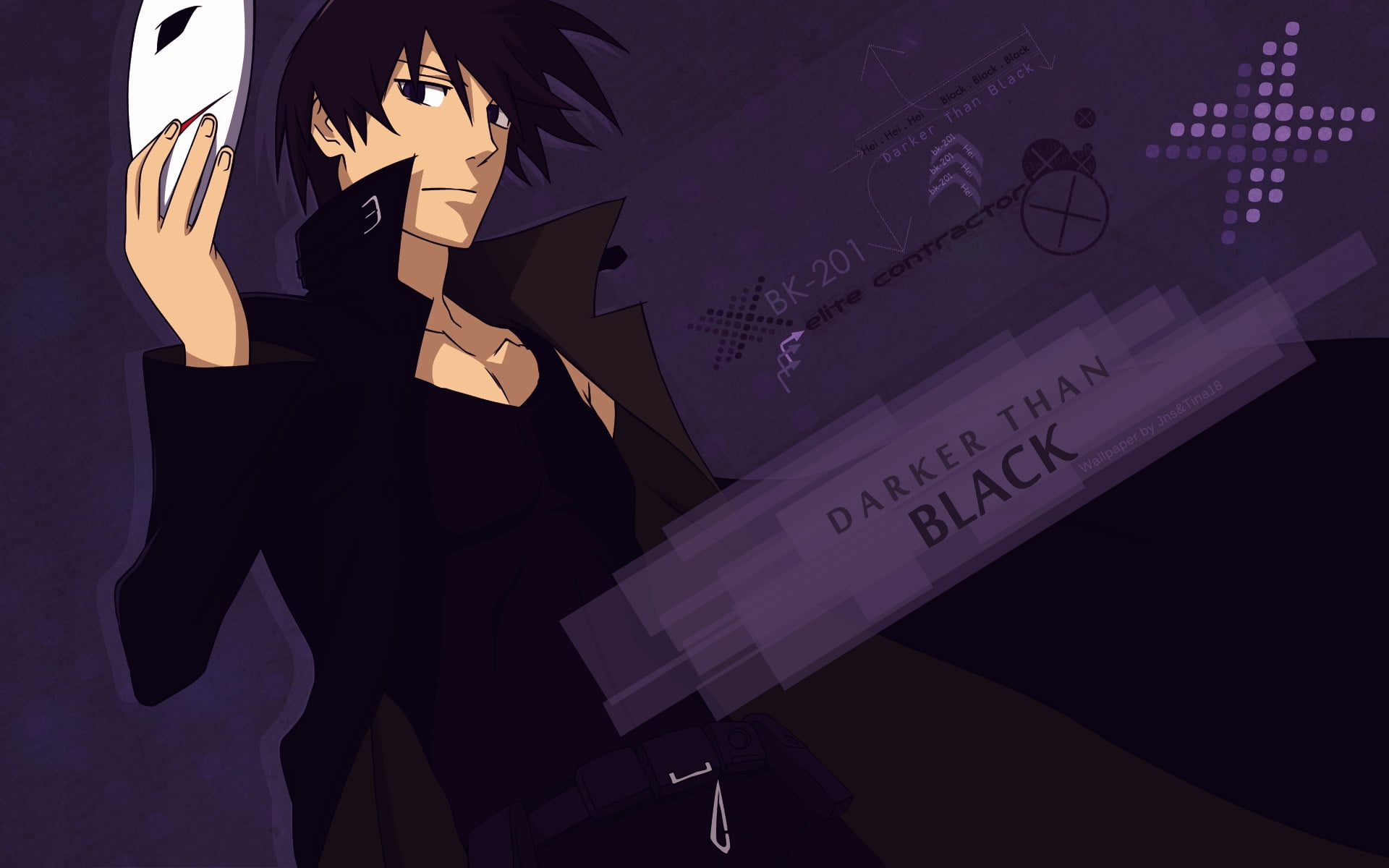 Darker Than Black Hd Wallpaper Wallpaper Flare