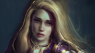 female brown hair, Jaina Proudmoore, World of Warcraft, HD