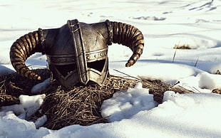 gray medieval helm, The Elder Scrolls V: Skyrim, helmet, video games