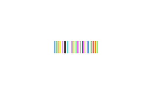 multicolored striped on white background, barcode, minimalism