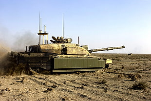 green war tank