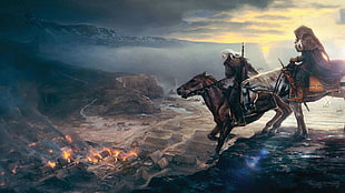 The Witcher 3: Wild Hunt, Cirilla Fiona Elen Riannon, The Witcher, Geralt of Rivia HD wallpaper